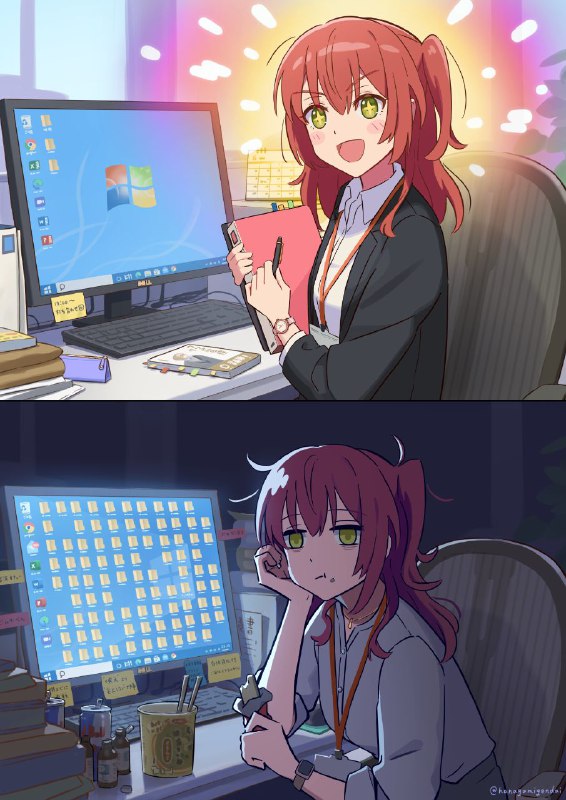 日企it上了两个星期班，好多好多excel😩